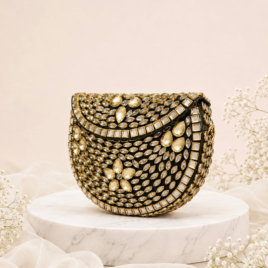 Kundan Statement Clutch (Medium)