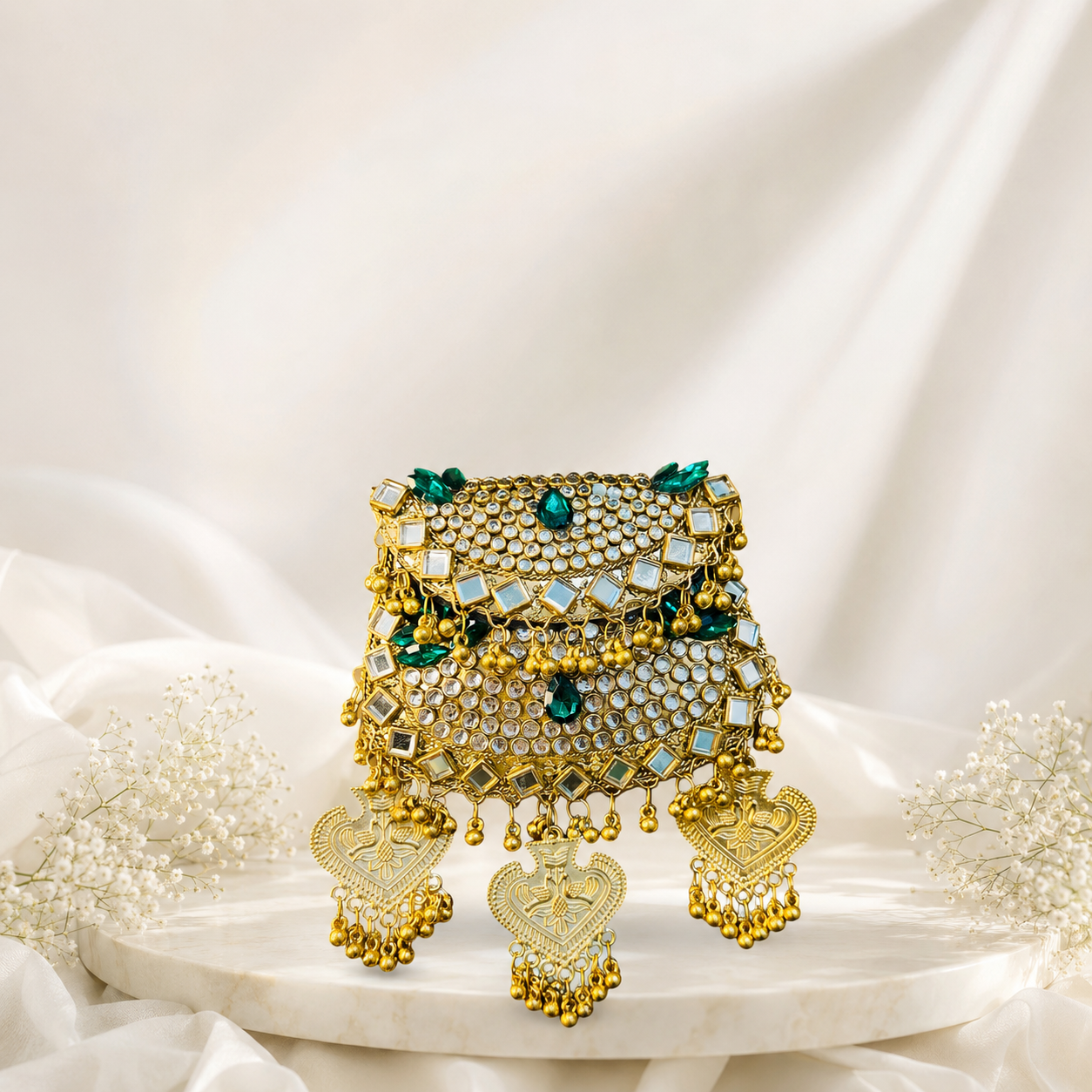 Emerald Desi Bling Bag (Medium)