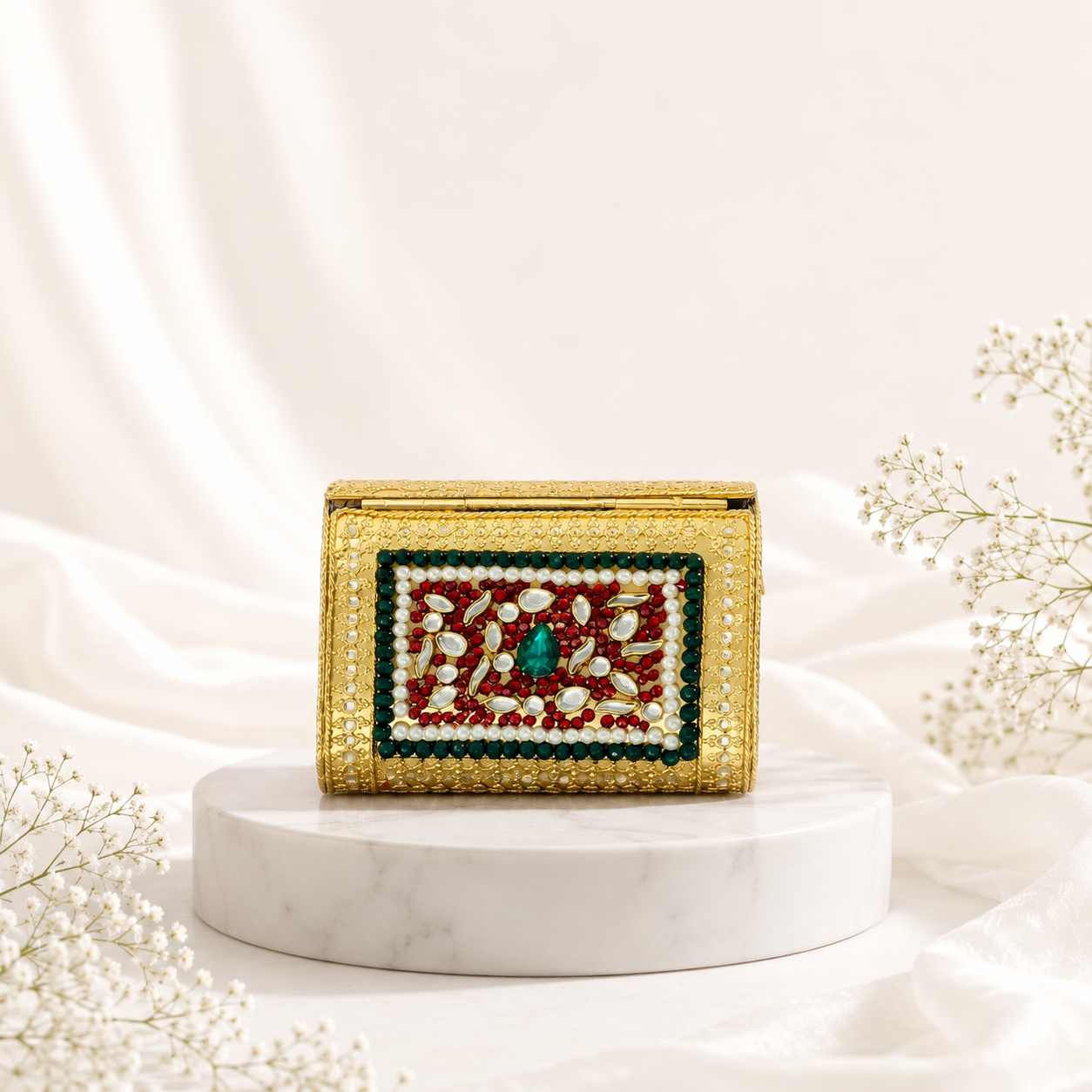 Maharani Kundan Clutch (Small)