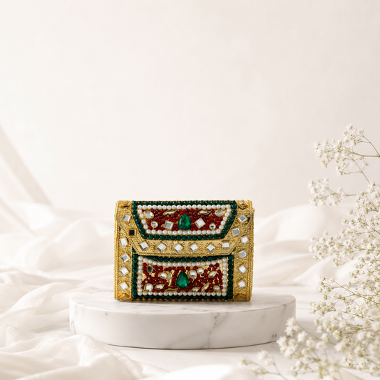 Maharani Kundan Clutch (Small)