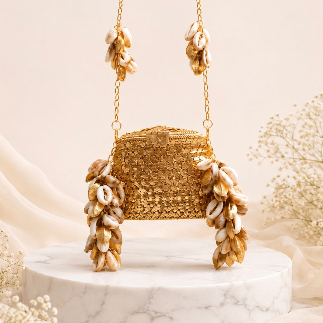 Noor-e Shahi Clutch Golden