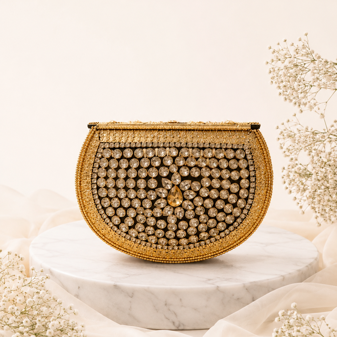 Sunehri Noor Clutch (Medium)