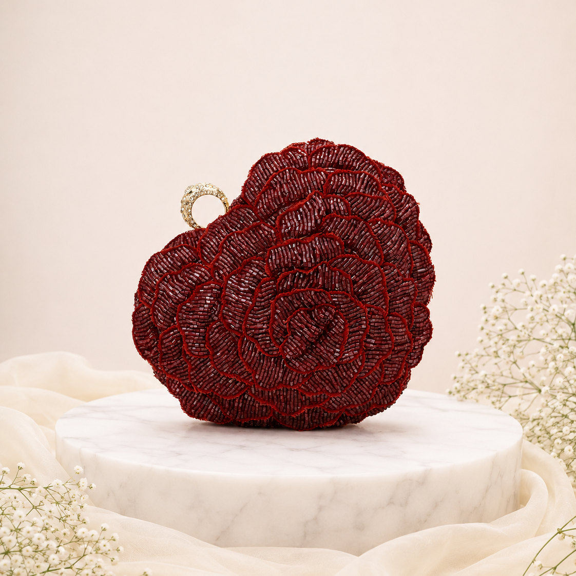 Velvet Heart Clutch